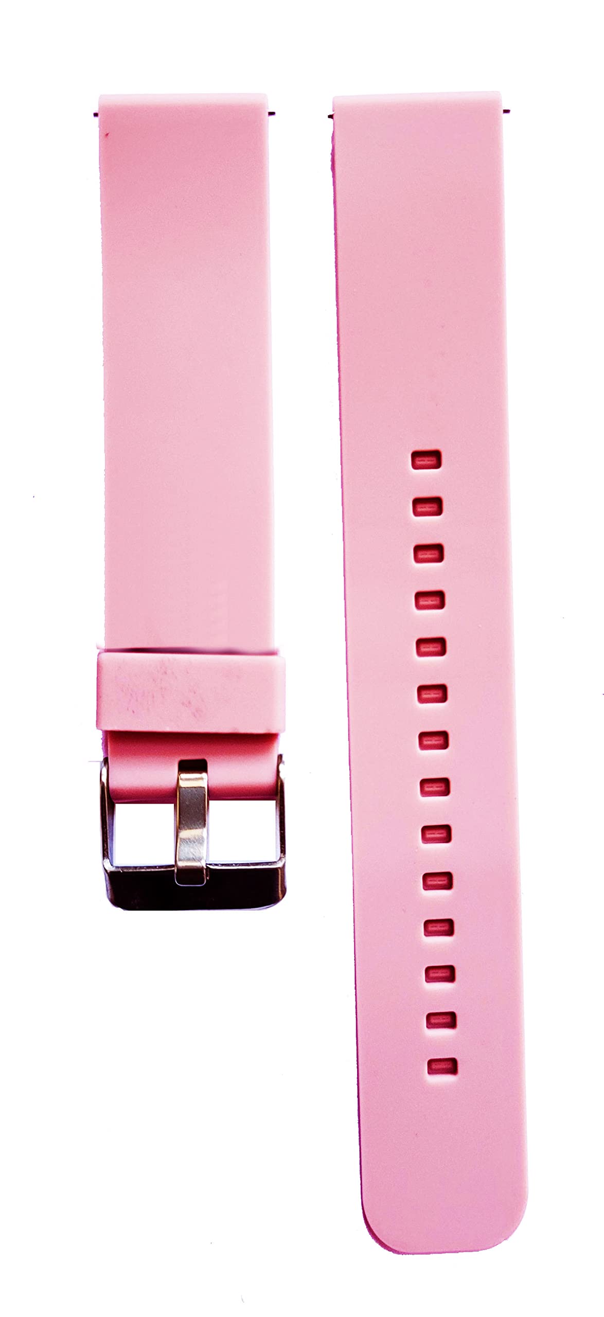 Dreamy 18mm 20mm 22mm Silicone Smart Watch Strap Easy Replacement - Pack of 1 (Rose, 22mm) (B0BSFSQ25J) Amazon Price History, Amazon Price Tracker