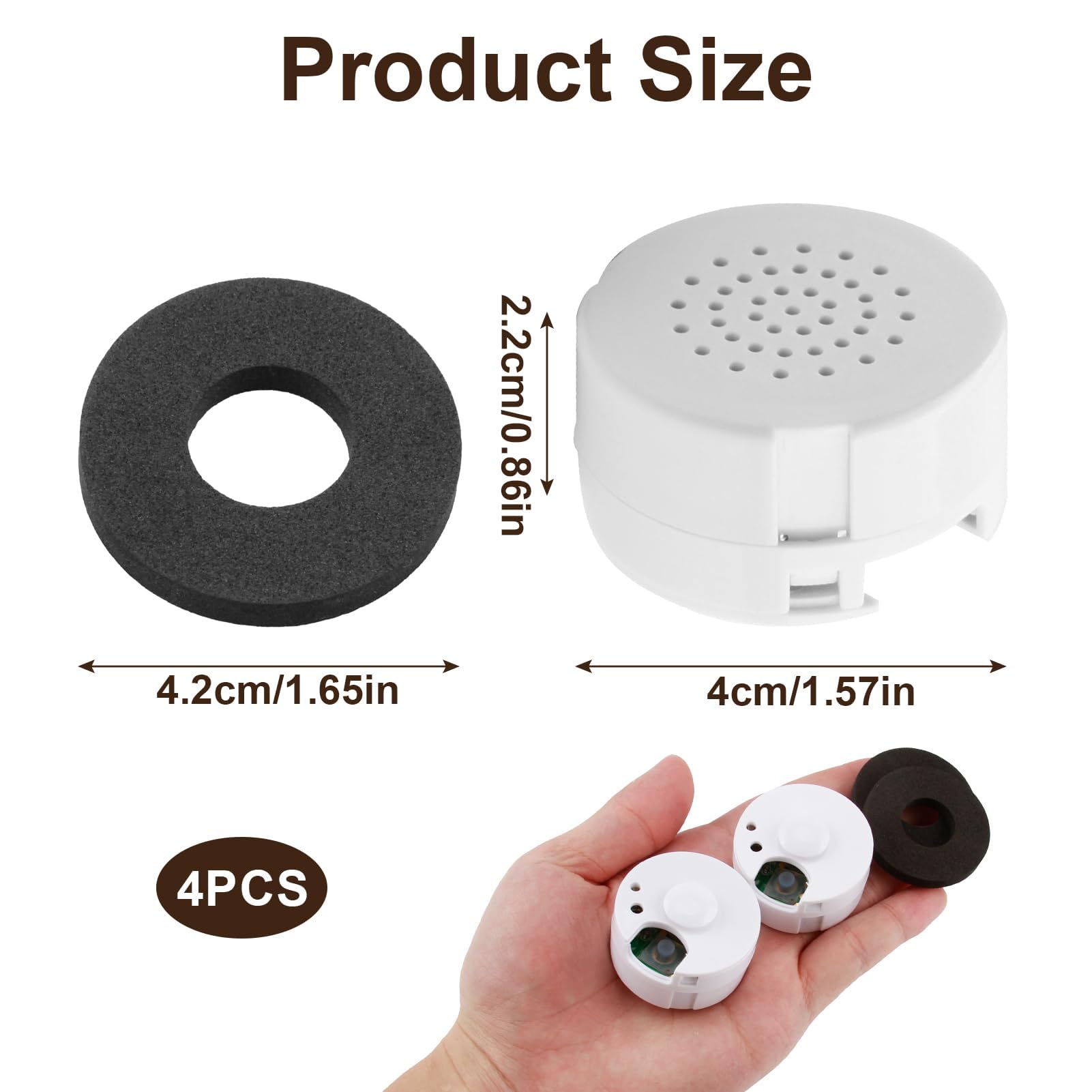 2 Pack 60 Second Voice Recorder for Ted dy Talking Tins Voice Recorder - Image 4
