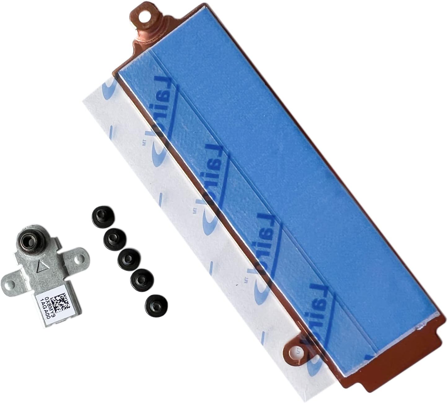 M.2 2280 SSD Thermal Pad Kit Replacement for Dell G15 5520 5510 5511 5515 Bracket Shield 29GT8 Heatsink Caddy X8MY9