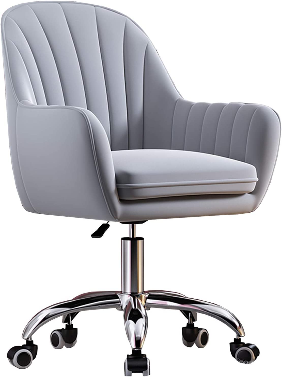 Chaise de bureau pivotante en velours pour un espace de travail cosy