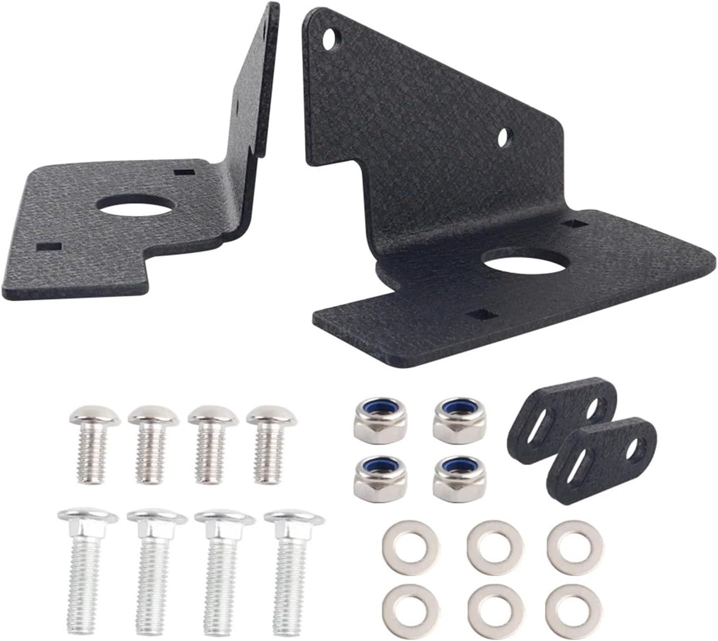 Headlight Mount Bracket Lower Bumper Hidden Fog Light Led Cube Pods Mount Bracket Frame Fit for Chevrolet Silverado 1500 2500 3500 2007-2014 Car Headlight Brackets