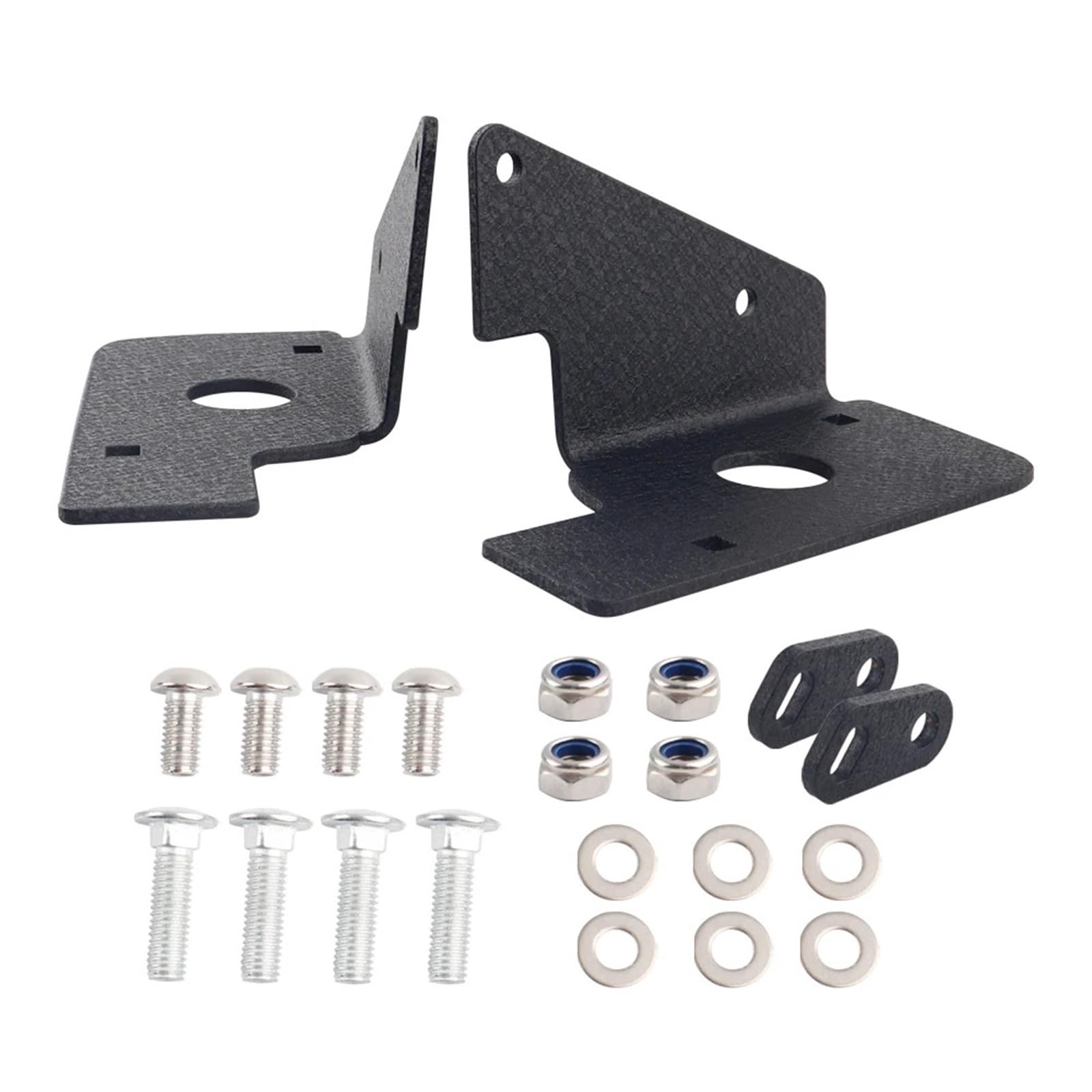 Fdyxumw One Color Front Fork Lamp Holder Lower Bumper Hidden Fog Light Led Cube Pods Mount Bracket Frame Fit For Chevrolet Silverado 1500 2500 3500 2007-2014