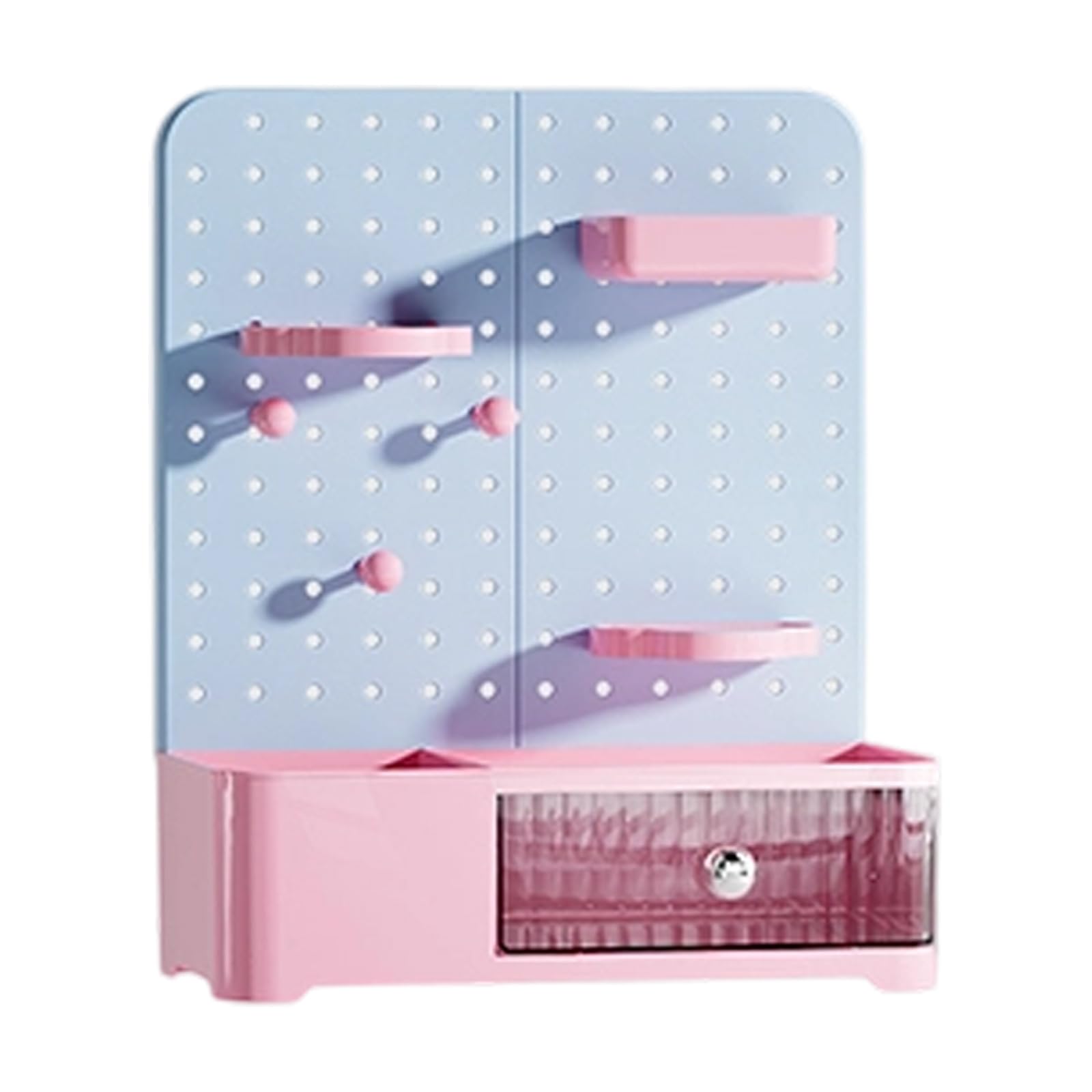 Qusinfc Stylish Desktop Storage Organizers with Multiple Compartments Sturdy ABS for Blind Packagings Toy Model Displays Desktop Display Case for Blind Packagings