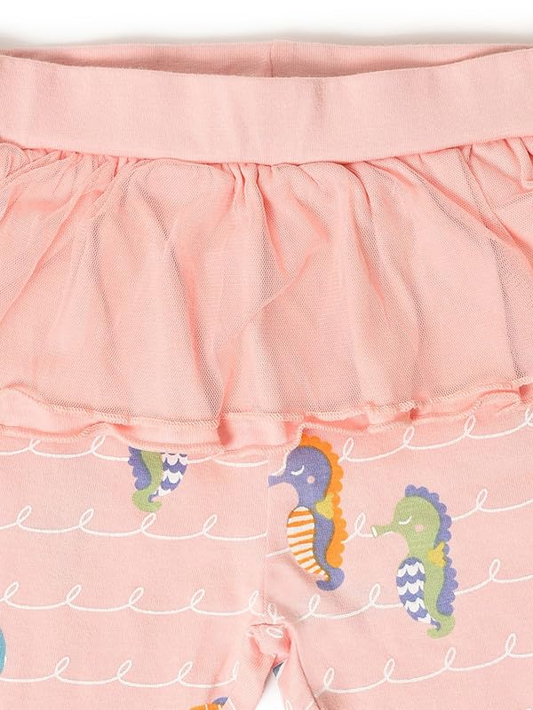 Image of Mi Arcus Printed Legging with Ruffles Tutu Skirt for Baby Girl Pack of 2