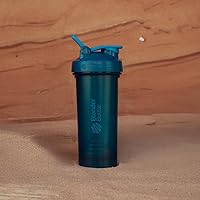 Vista 7 de BlenderBottle Classic V2 Botella mezcladora perfecta para batidos de proteínas y preentrenamiento, 45 onzas, color azul océano