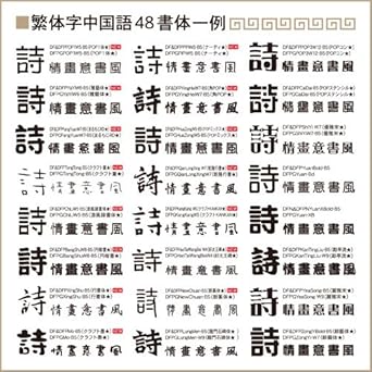 Amazon Co Jp Dynafont 中国語88書体 Truetype Hybrid 20周年感謝版 Software