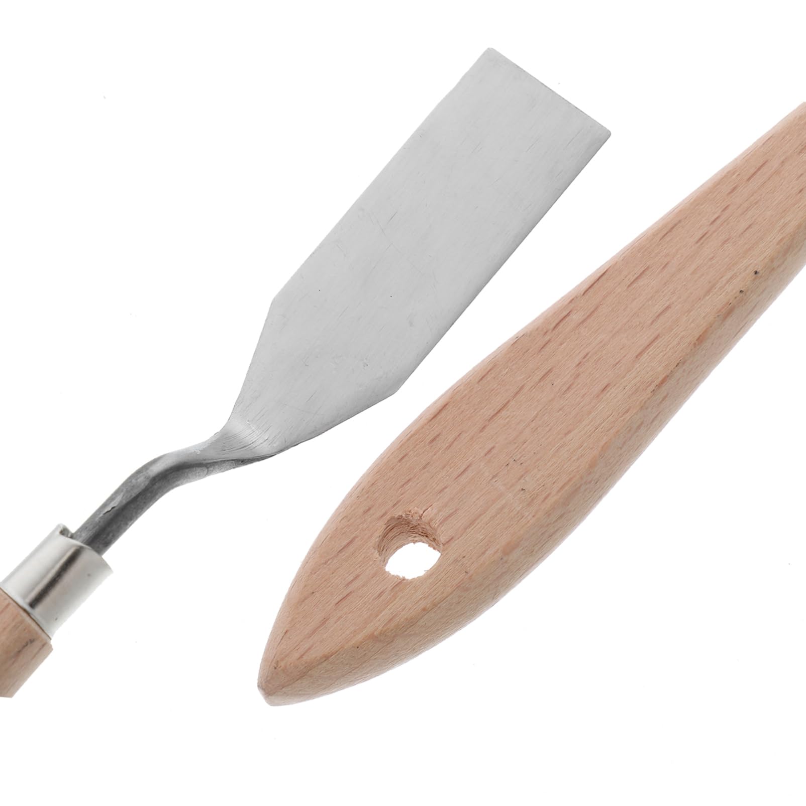 3 Set Strumento Di Miscelazione Dei Colori Arte Forniture Raschiatore Pittura A Olio Attrezzo Raschiatori Maniglia Strumento Spatola Per Dipingere Di Legno 4 Pz*3