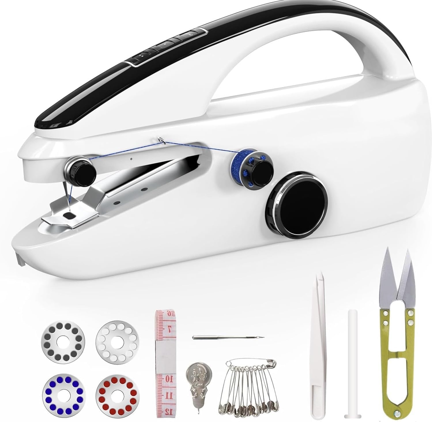 Photo 1 of SnowVoice Handheld Sewing Machine, Black