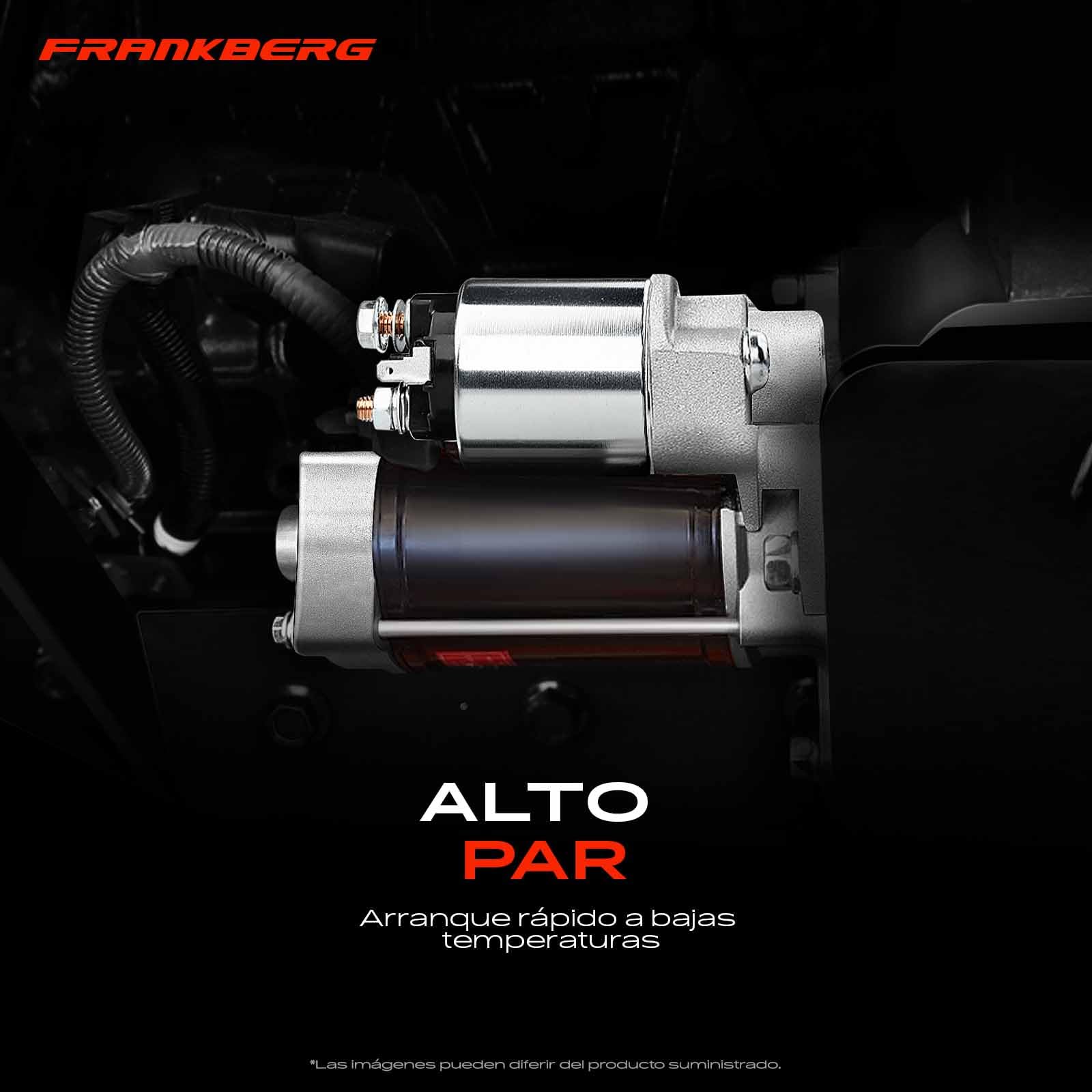 Frankberg Motor de arranque para automóvil Diesel 1,7 KW/12 V/8 dientes Compatible con i30 FD 1.6L 1.6L Cee'D Sportswagon JD 1.6L Replace# 361002A30,36100-2A100