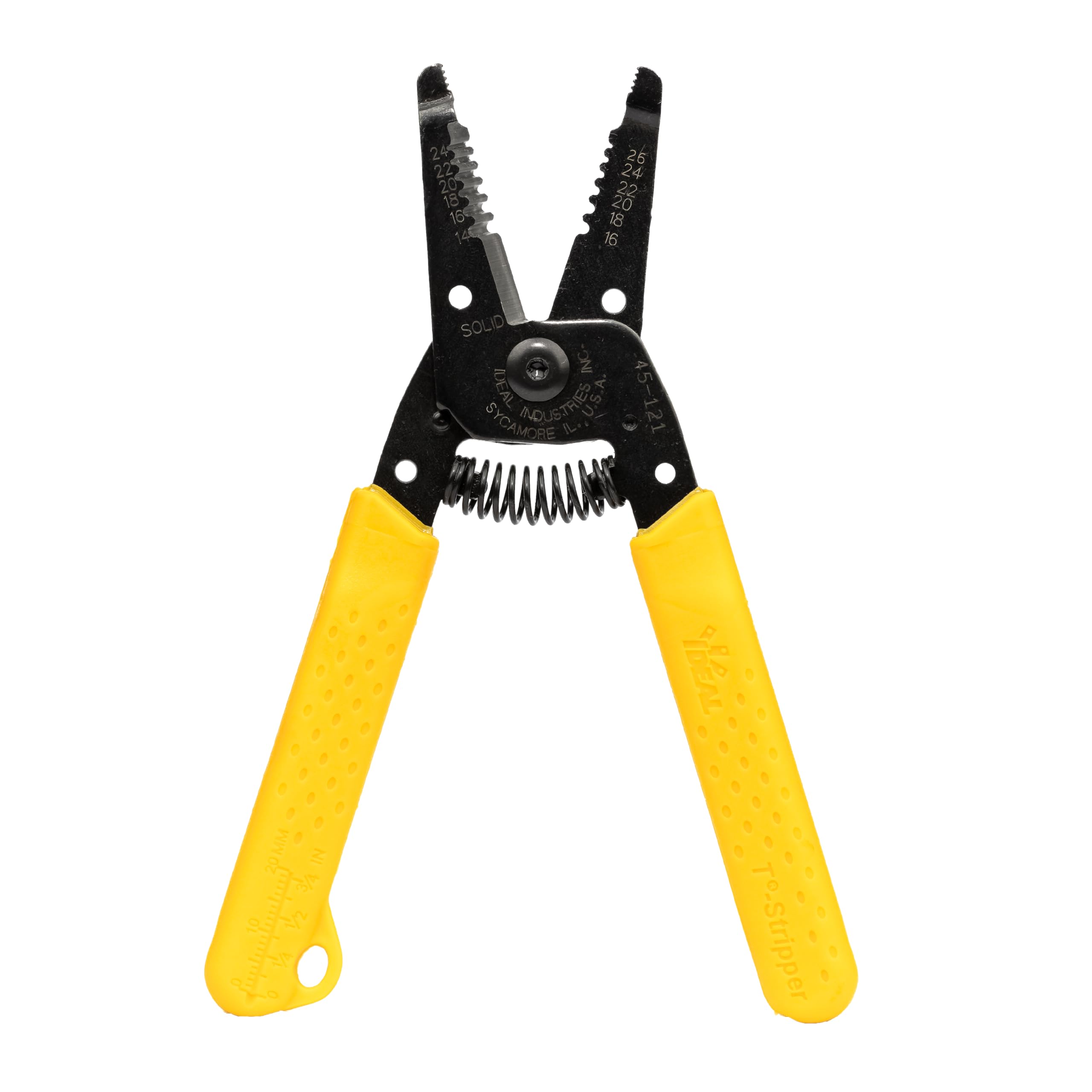 IDEAL Electrical 45-621 Reflex Super 12/2 & 14/2 NM Cable T Stripper - Dual NM Wire Stripper, Plier Nose, Slide Lock, Textured Grips — Amazon image 14