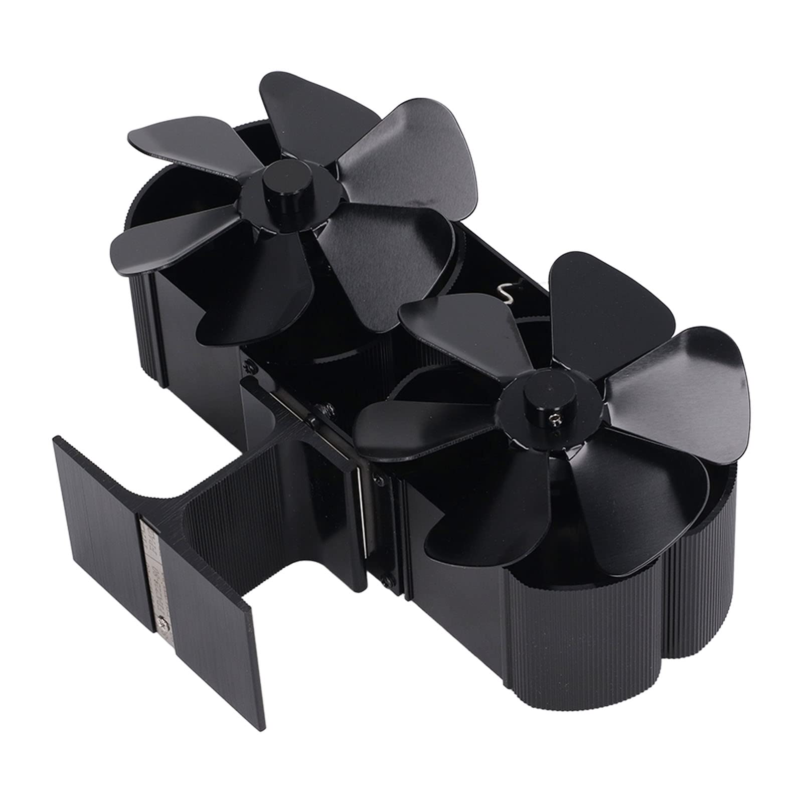 Garosa Ventilatore per Stufa a Legna 6 Pale, Tecnologia Avanzata con Velocità Maggiore e Volume D'Aria Amplificato, Design Silenzioso per Camino