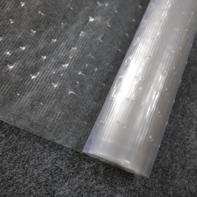 Rugs Inn Heavy Duty Carpet Runner Protector - Vinyl Plastic 100% Waterproof Protector Ideal for Kitchen, Home and Office Use (27 Inches Wide)