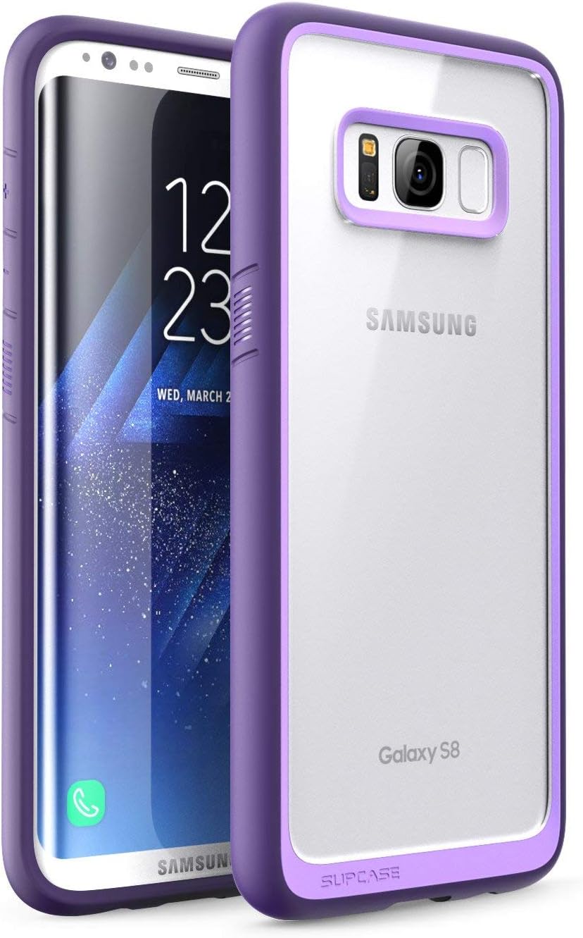 SUPCASE Unicorn Beetle Style Case Designed for Galaxy S8, Premium Hybrid Protective Clear Case for Galaxy S8 2017 Release (Purple)