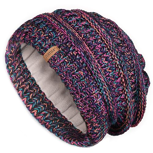 Casquette de ski et bonnet d'hiver ample FURTALK idéal pour les sorties en montagne