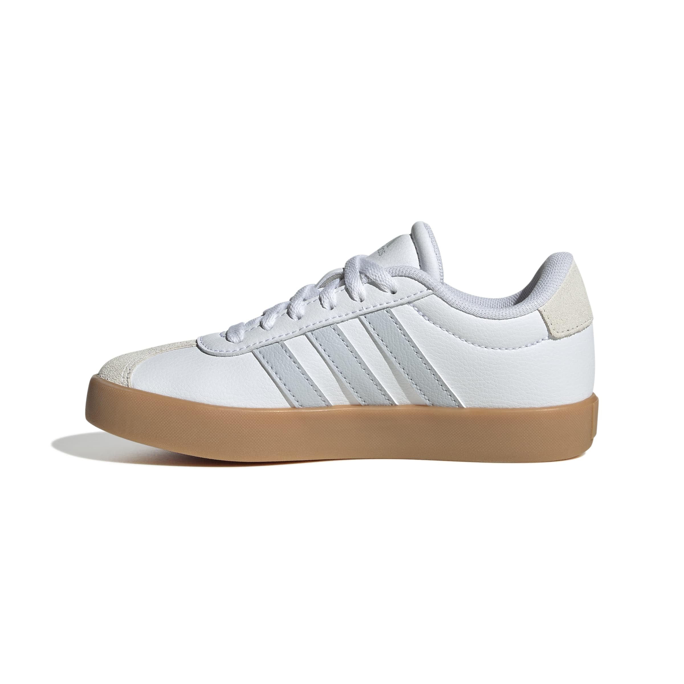 adidas Unisex Kids VL Court 3.0 Shoes Kids, FTWR White/Halo Blue/Off White, 10.5 UK Child