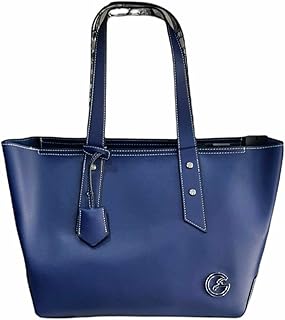 Borsa donna a spalla Denise Blu Teodosia Shopping Bag con zip Blu elettrico