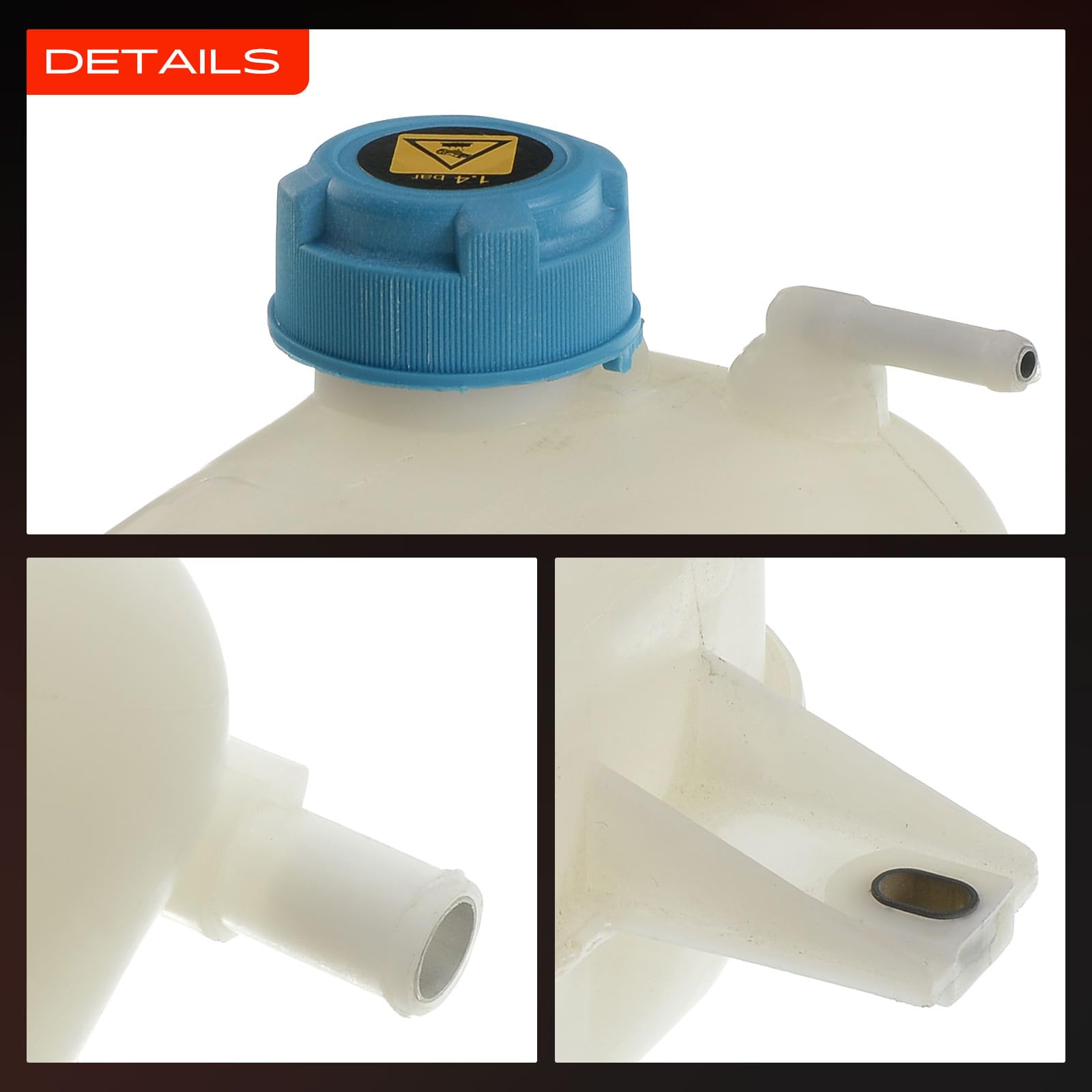 Frankberg Serbatoio di Espansione Refrigerante Compatibile con Doblo Pianale/Telaio 263 2.0 D MultiJet Doblo Pianale/Telaio 263 1.3 D MultiJet Doblo MPV 263 1.3 D MultiJet Doblo MPV 263 51717782