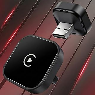 Gizmophy Wireless CarPlay & Android Auto Adapter | Convert Wired to Wireless | Fast Auto Connect | No Lag 5GHz WiFi | Plug... Price In India