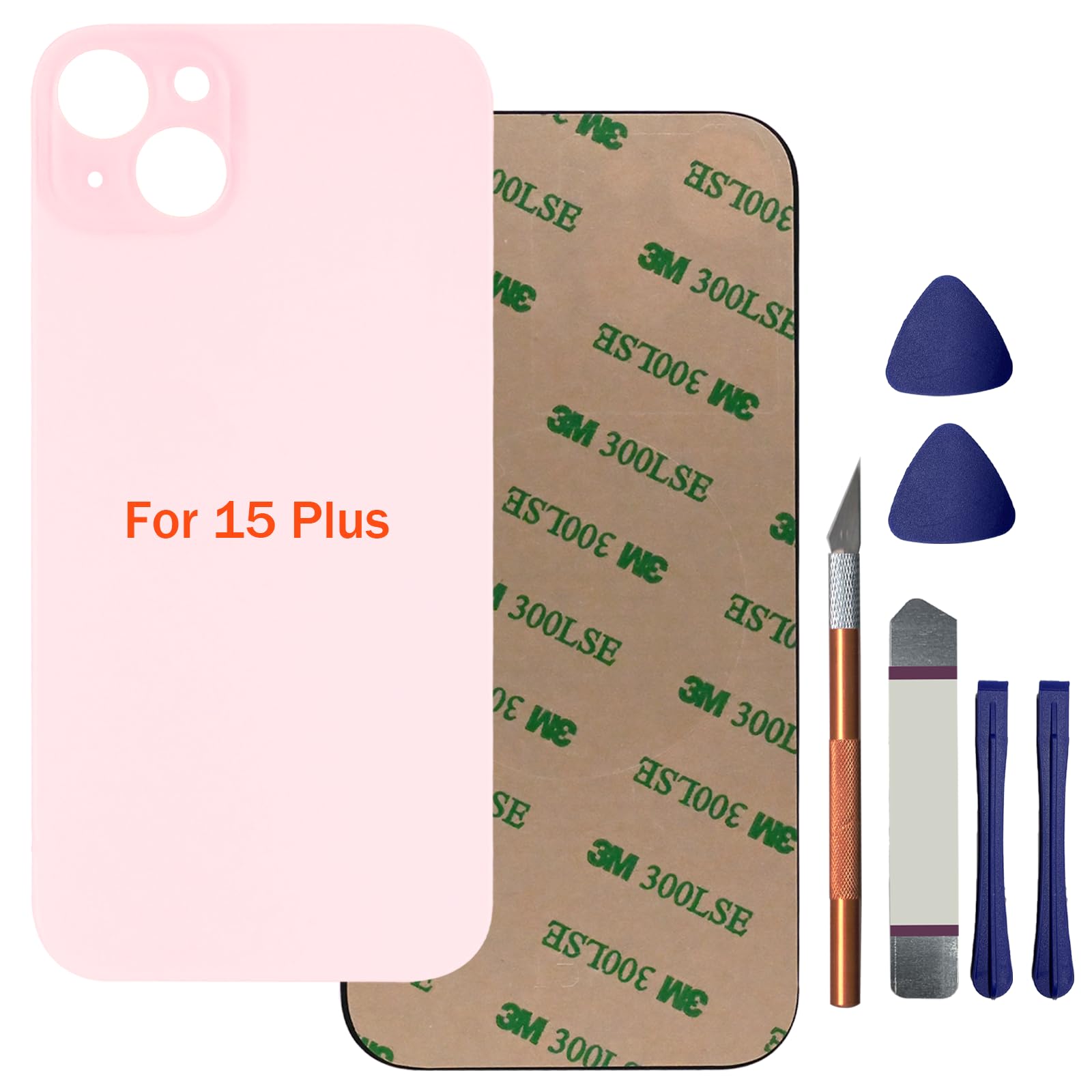 15 Plus Back Glass Replacement for iPhone 15 Plus Rear Back Glass Panel Replacement with…