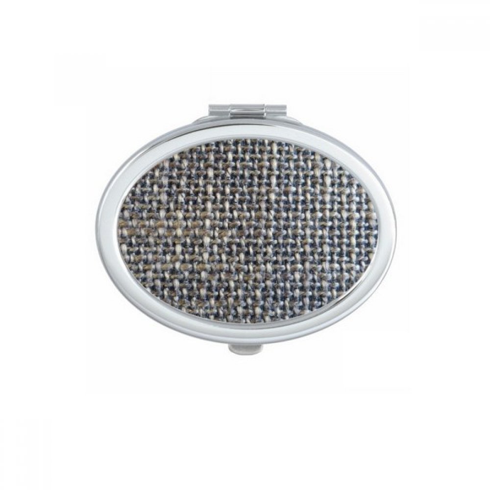 Miroir de poche ovale DIYthinker au design abstrait multicolore pour retouches