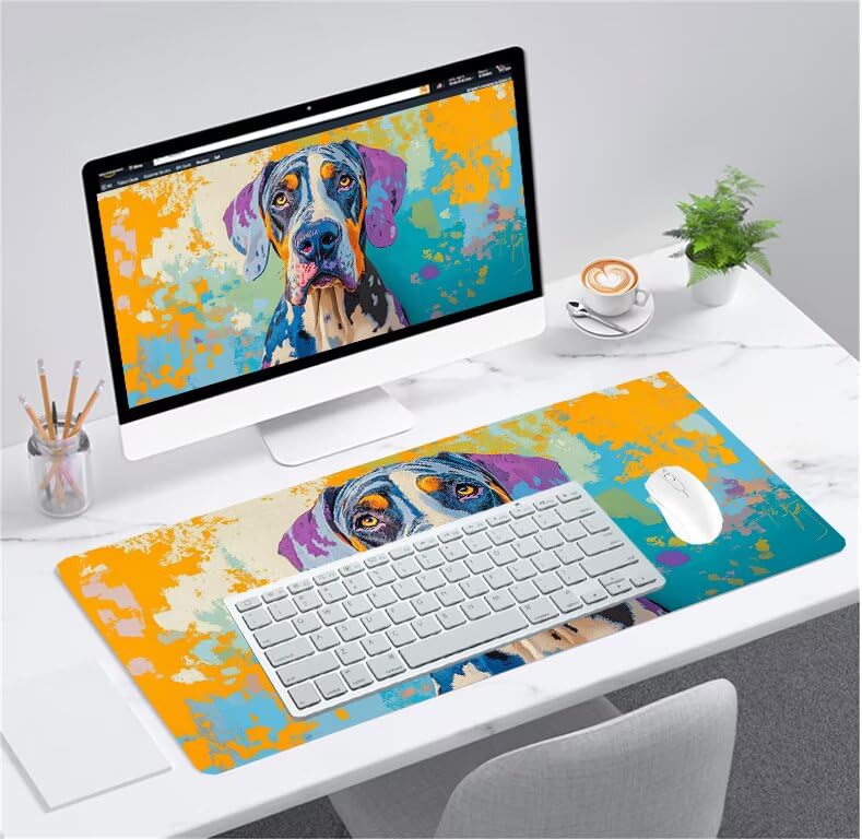 Tapis de souris grand format imperméable pour éviter les glissements - 2