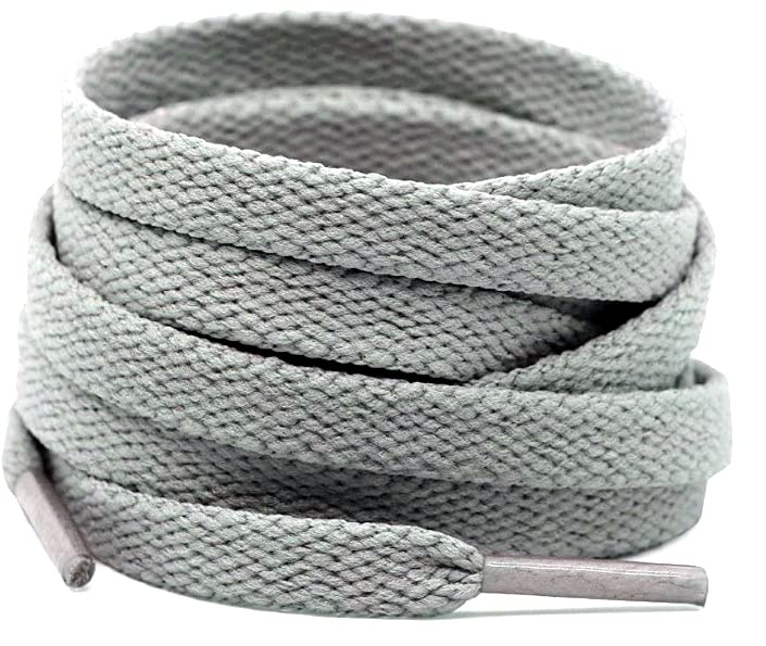 Image of 2 PAIRS Flat Shoe laces 48 Inches Wide Shoelaces for Athletic Running Sneakers Sports Shoes Boot Laces Strings (2 Pairs)