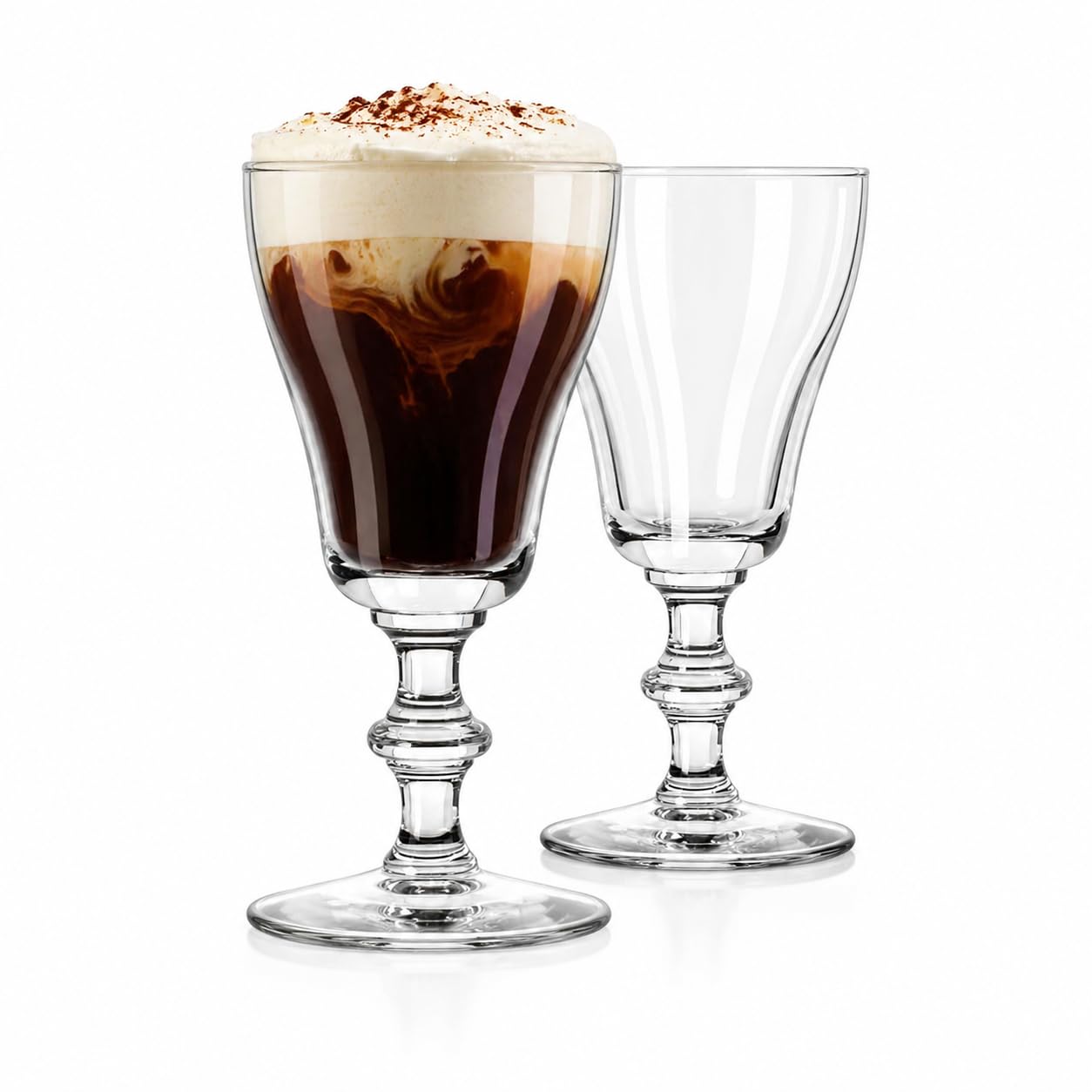 Authentisches irisches Kaffeeglas (San Francisco Classic), 2-teiliges Geschenkbox-Set