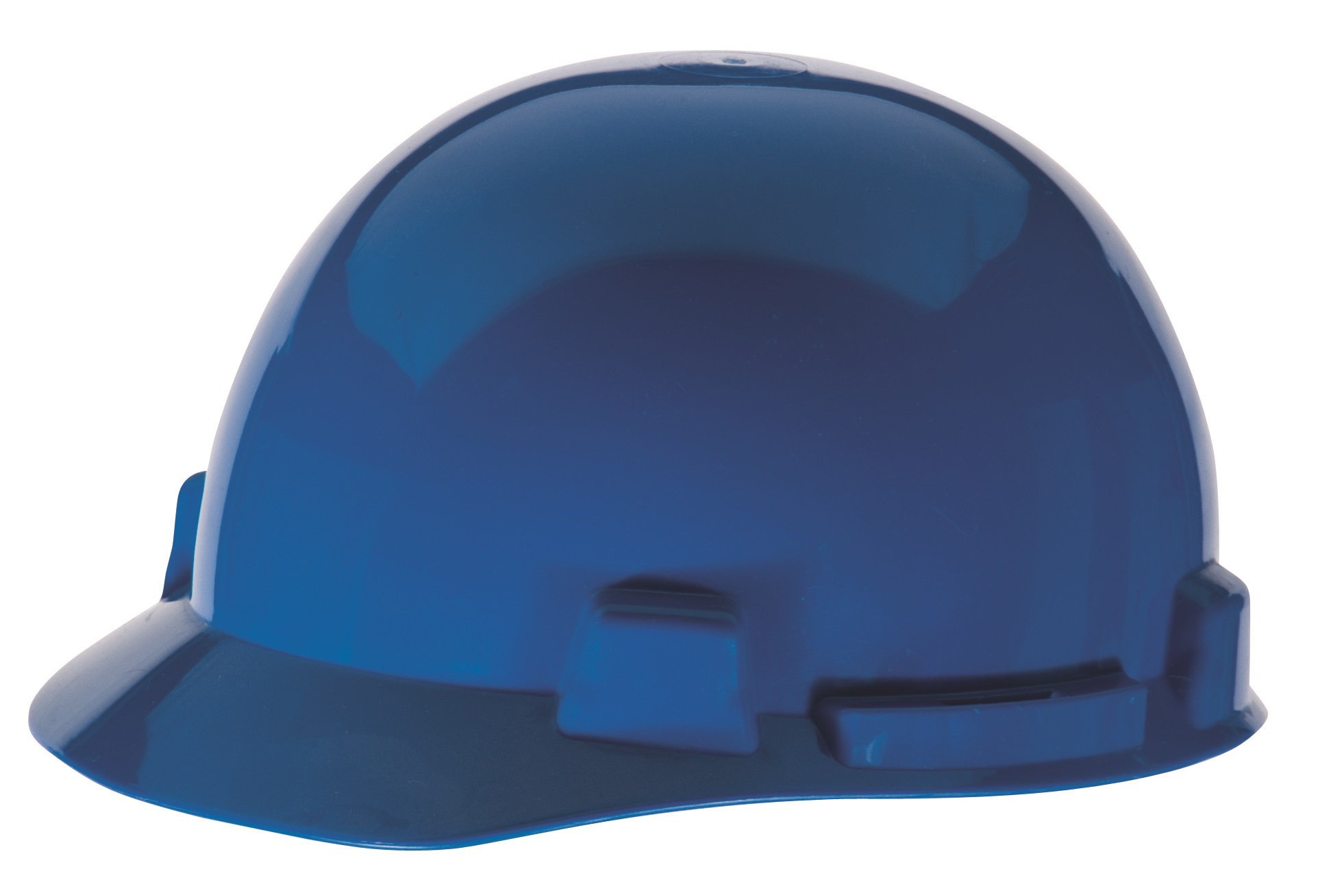 MSASafety 10084079 SmoothDome Protective Cap with 6-Point Fas-Trac III Suspension, Blue