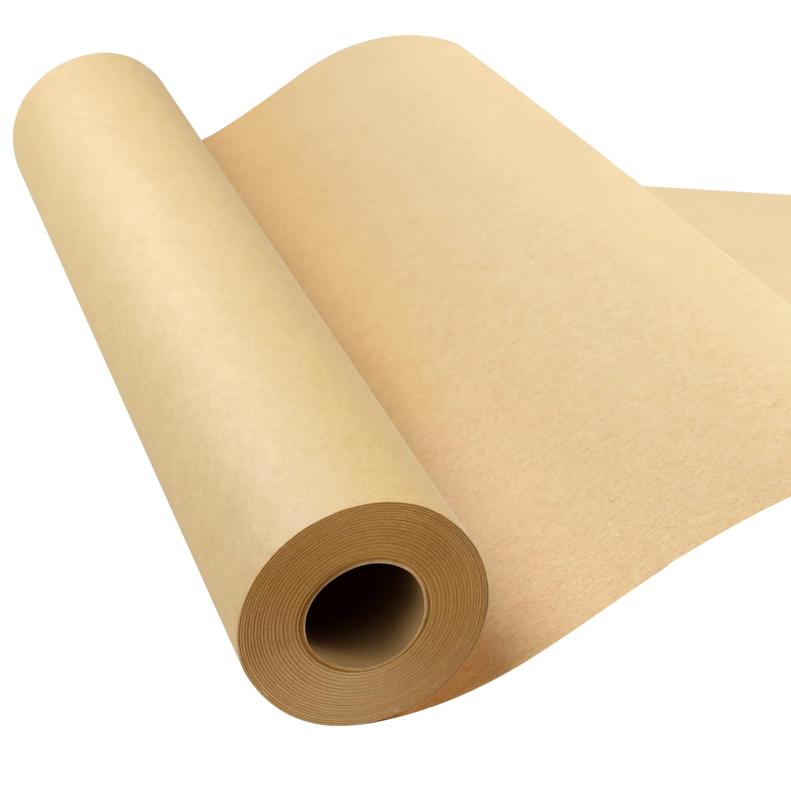 Brown Paper Roll 15"×1200", Brown Wrapping Paper, Wrapping Paper, Craft Paper, Packing Paper for Moving, Packing, Gift Wrapping, Wall Art, Table Runner, Floor Covering