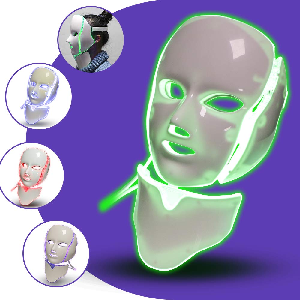 Elitzia ET110F LED Photon urządzenie do twarzy i szyi odmładzanie skóry przeciwzmarszczkowe 7 kolorów