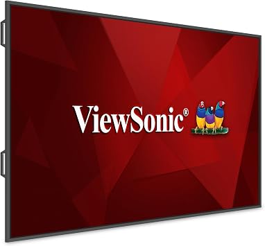ViewSonic CDE43G3 43 Inch 4K UHD OS-Free Commercial Display with 500-nit Brightness, 12001 Contrast Ratio, 10W Dual Speakers, HDMI, USB C, VGA, and USB Inputs
