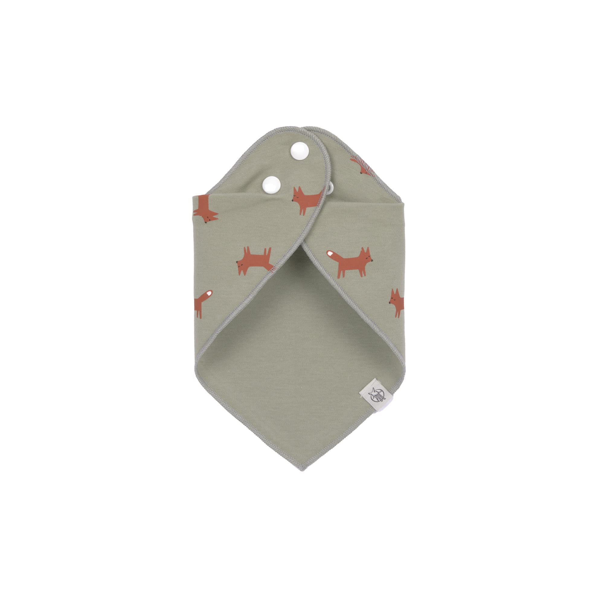 LÄSSIG Baby Bandana chusty trójkątne zestaw 2 szt. bawełna ekologiczna/Little Forest Fox