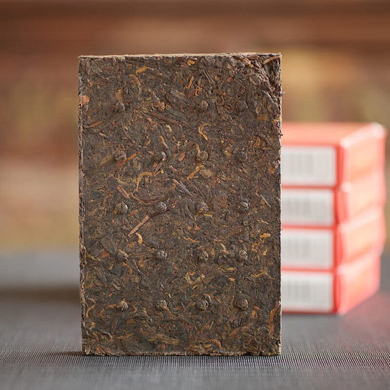 Brique de thé Pu-erh mûr CHINATEA Zhongcha le rituel bien-être après le repas 250g