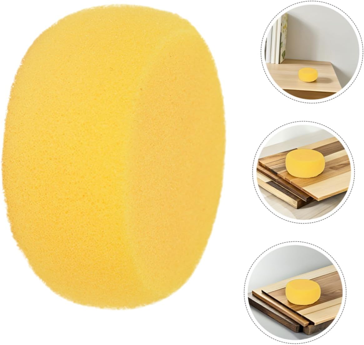 jojofuny 8pcs Round Artist Sponges for Painting and Pottery Reusable Craft Sponges for Boys and Girls DIY Painting Tools for Home Cleaning and Art Projects