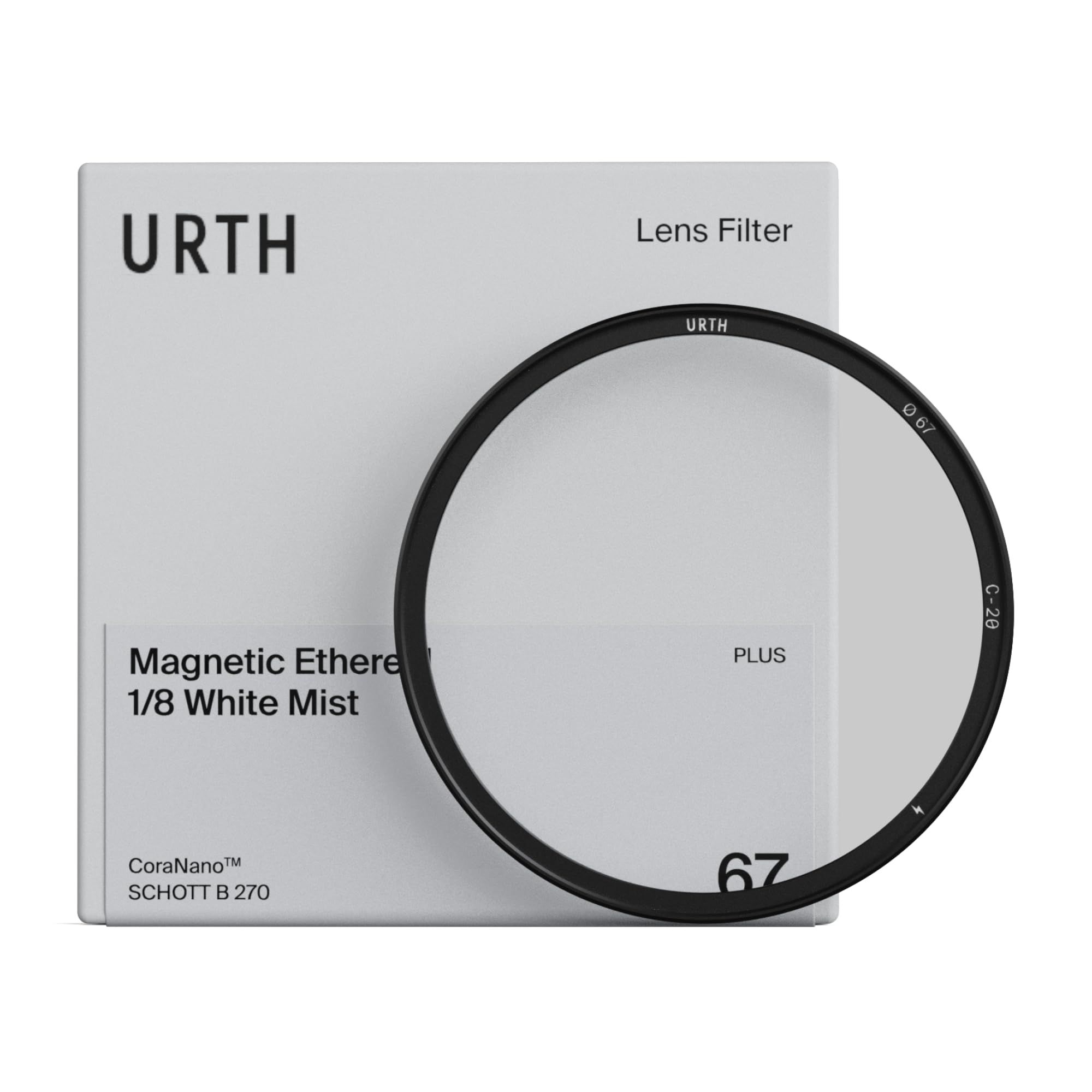 Urth 49mm Filtro Magnetico Ethereal White Mist ⅛ Diffusore (Plus) — Effetto cinematografico, 20 strati nano, particelle che diffondono la luce