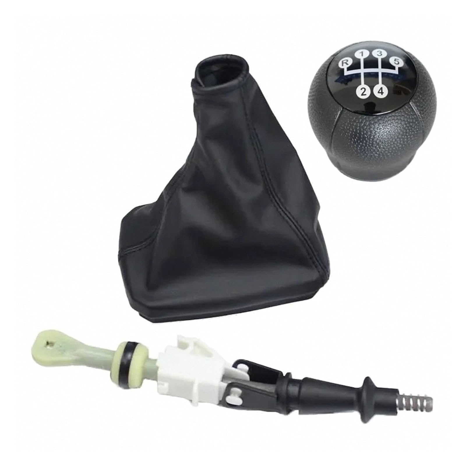 HTVTKRFGRL for Opel for Corsa C Sporty Shift Knob Leather