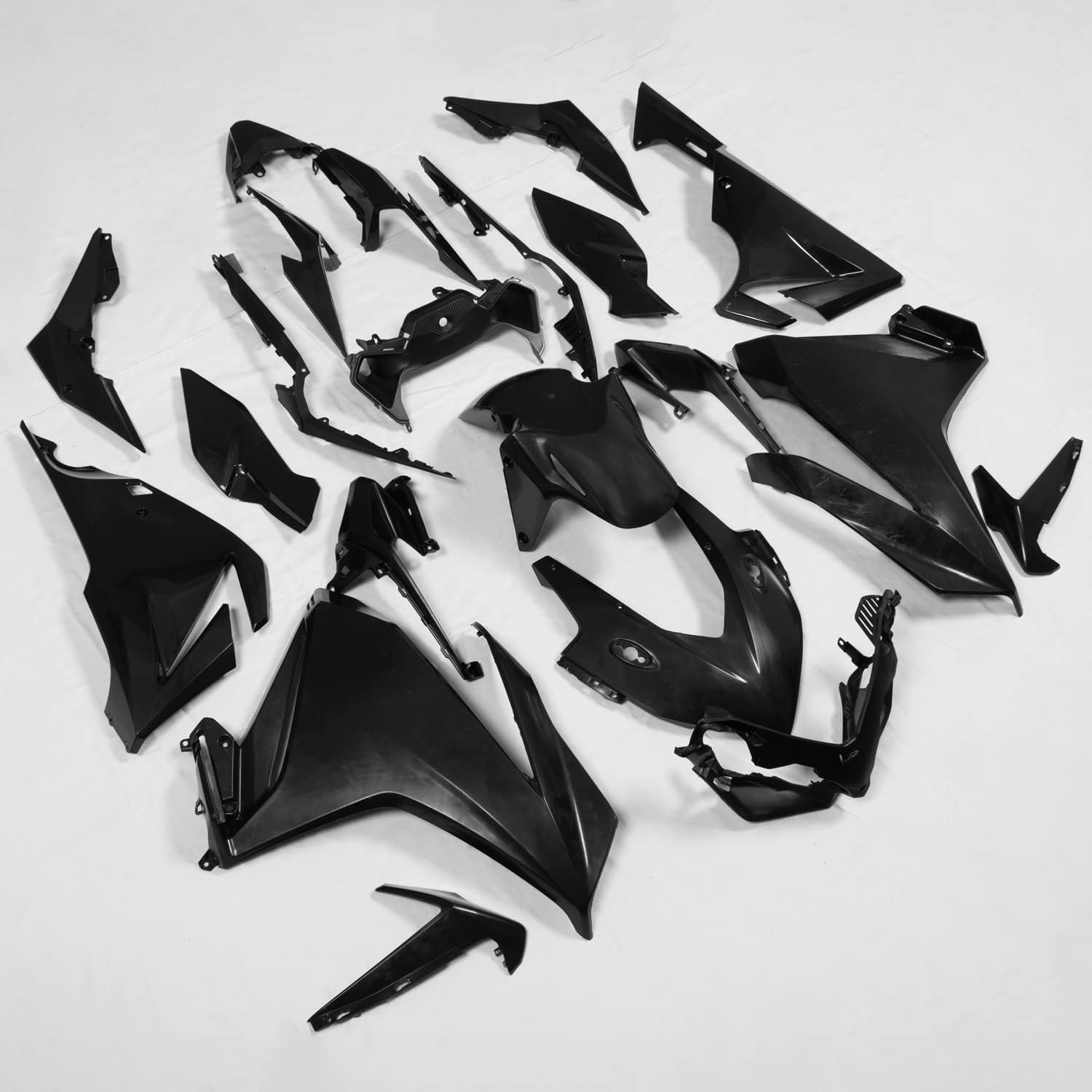 Motorcycle Complete Fairing Kit Bodykit Compatible with CBR500R CBR 500 R 2019 2020 2021 ABS Plastic Injection Bodywork Covers Set Aftermarket Replacement Parts, Unpainted