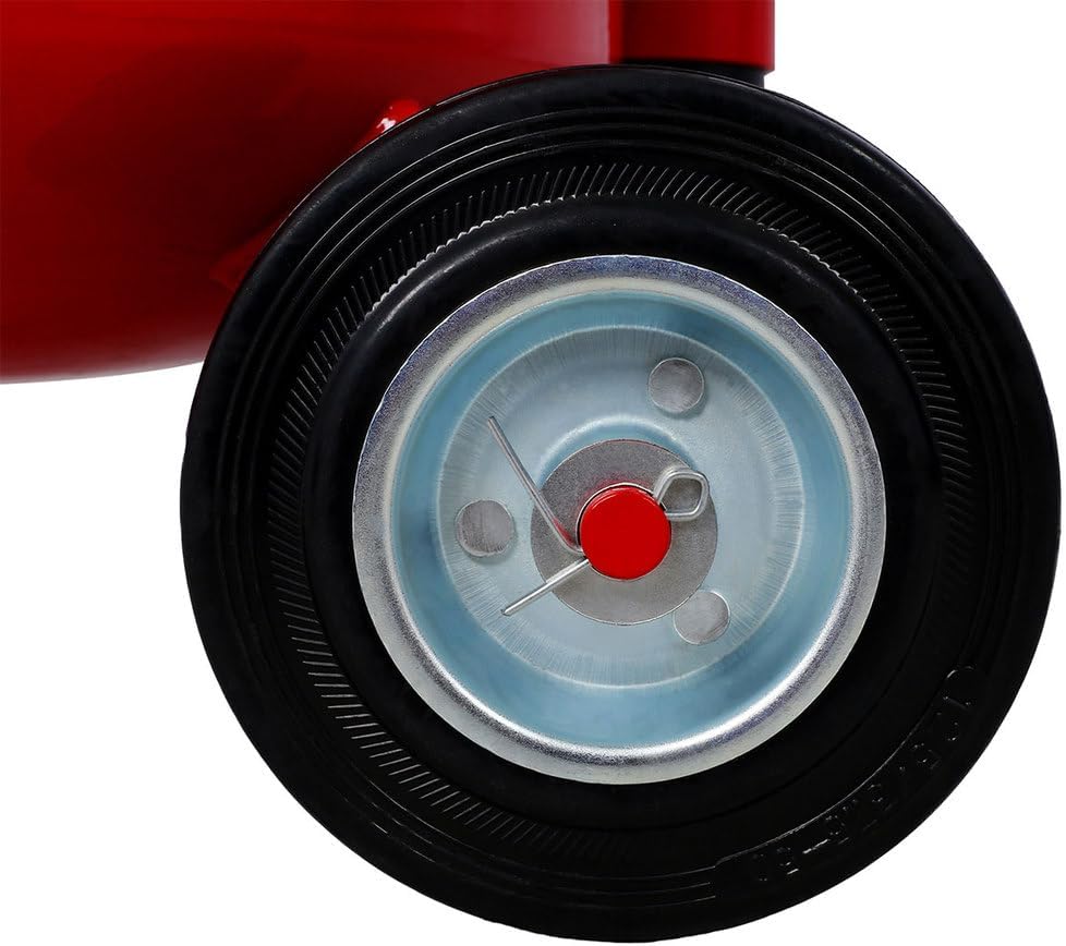 Pneumatic Oil Extractor 24L Air-Operated Fluid Evacuator with 6 Suction Probes, Safety Valve & Wheels, Waste Oil Drain Tank for Auto Repair Shops & Garages