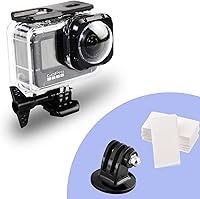 Vista 1 de Carcasa impermeable para GoPro Hero11 10 9 Max Lens Mod, carcasa protectora de buceo subacuático 40M con accesorios de soporte