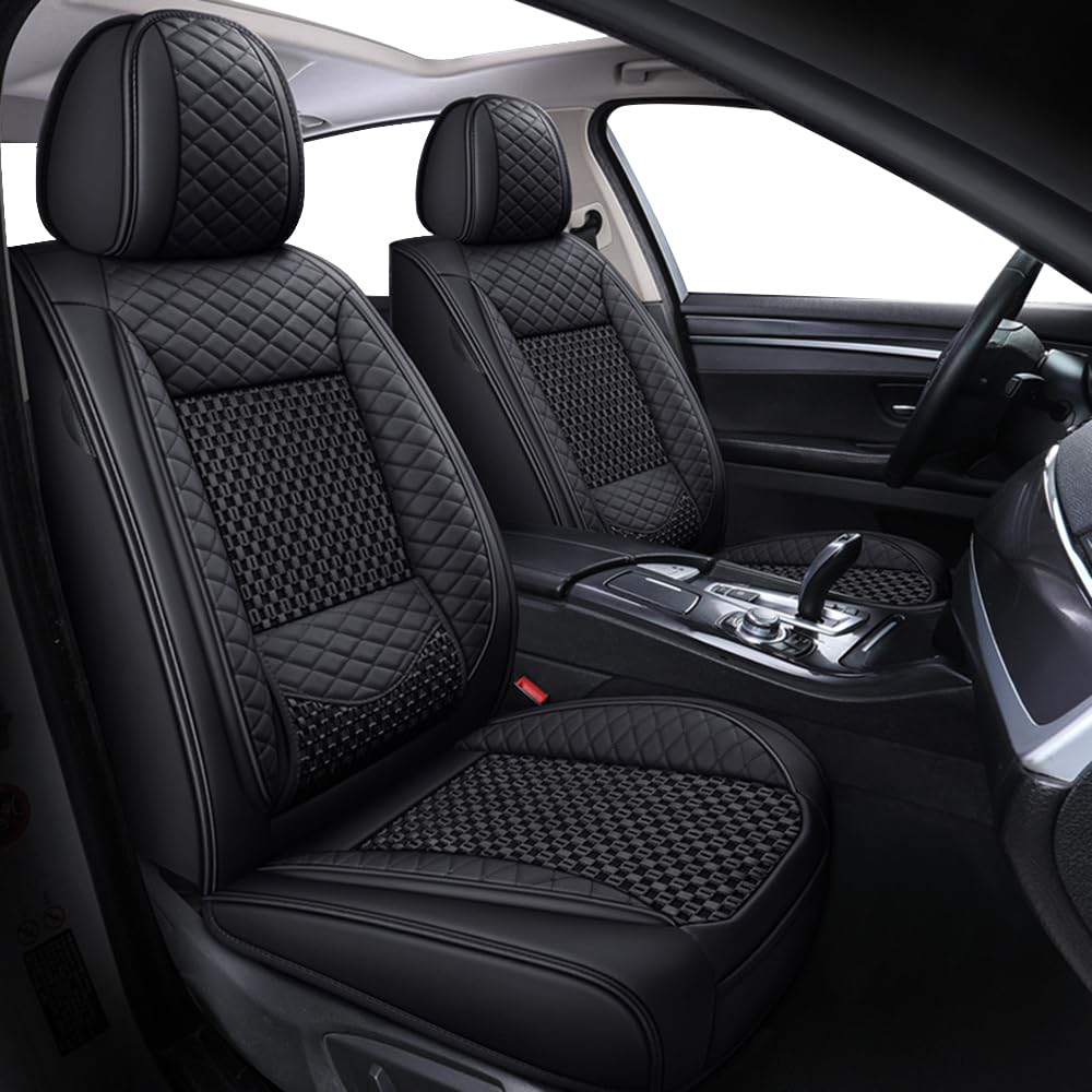 WANGIRL Luxe universele PU lederen autostoelhoezen volledige set