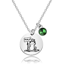 SEIRAA The Frog Necklace The Frog Halp Jewelry Villain Assistant Gifts Evie & Villain Gifts Comedy Bookish Jewelry