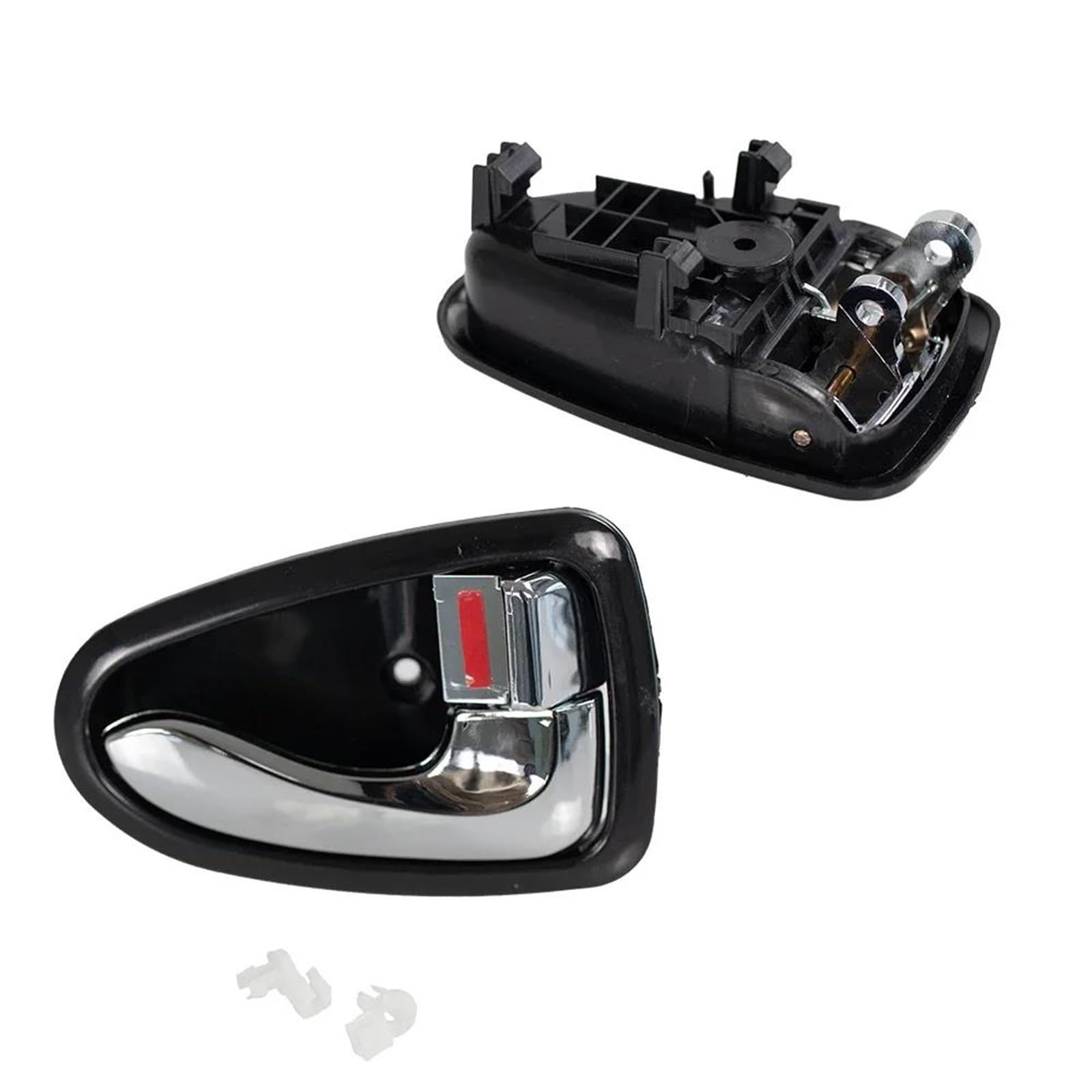 LVXVMOZEOK Interior Door Handle Armrest for Hyundai Accent for Verna 2000 2001 2002 2003 2004 2005 2006 Car Inner Door Handle Interior 8262025000(Chrome Right)