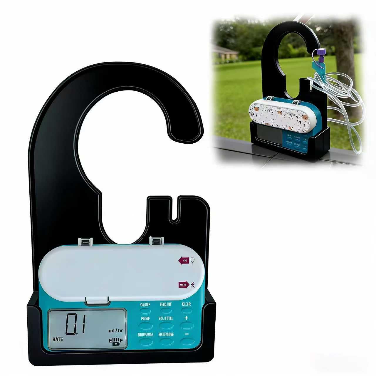 Support de pompe d'alimentation G-Tube léger avec accès de charge pour Infinity - 2