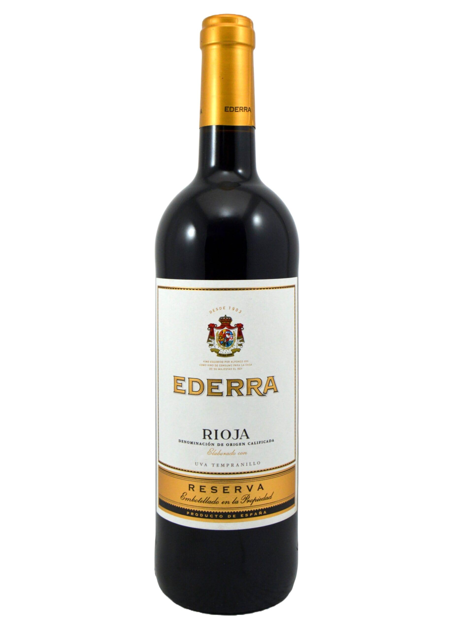 Ederra Reserva Aged Rioja Tempranillo Red Wine 75cl