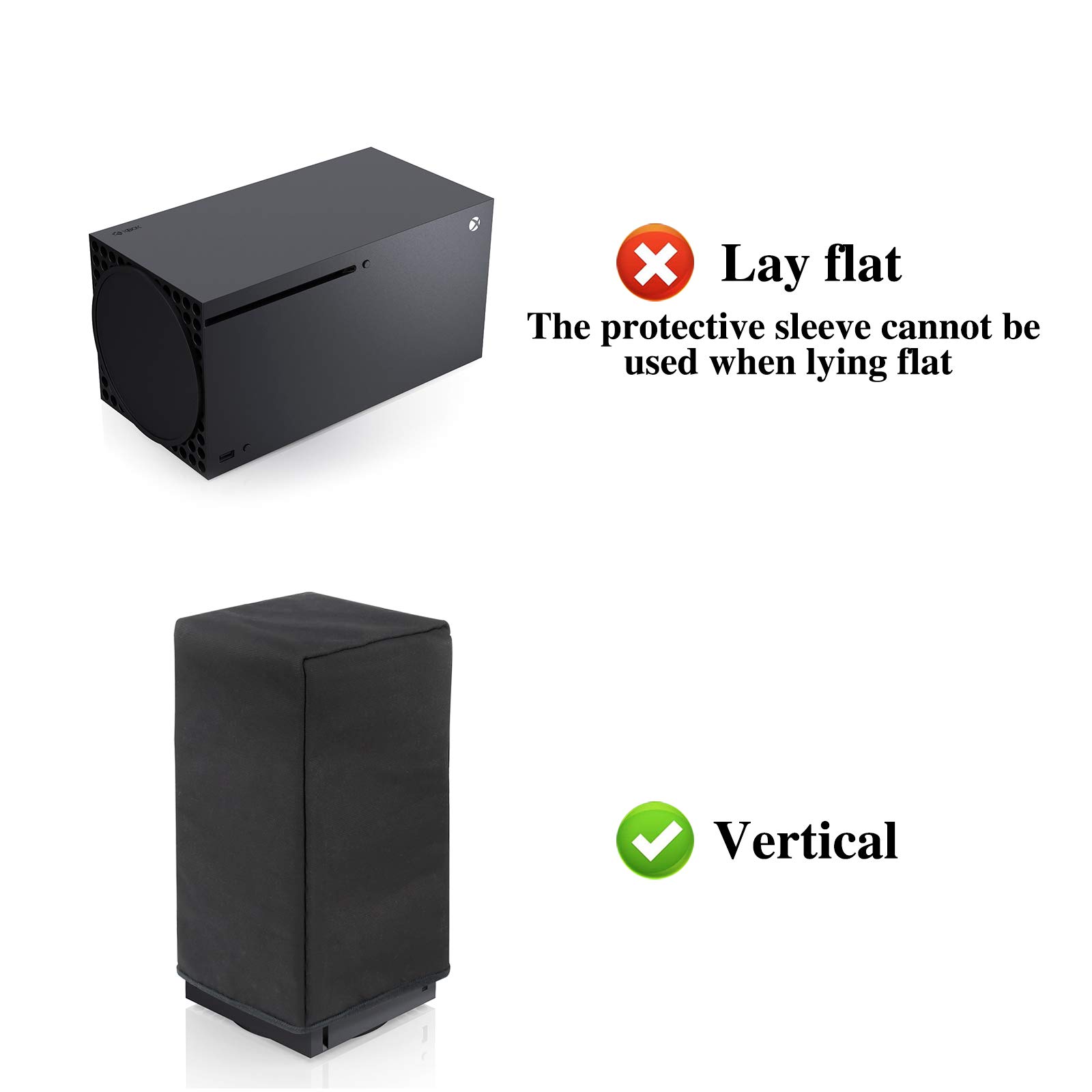 Xbox Series X Dust Cover Premium Anti-Dust Net Rack Protective Filter Cover for Gaming Console