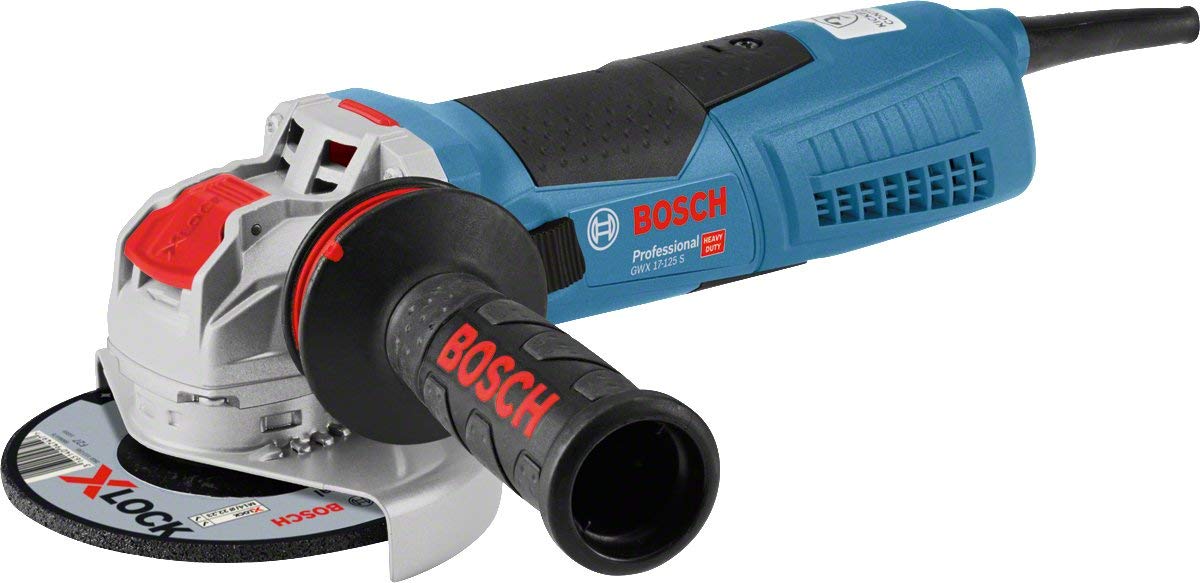 Bosch Professional GWX 17-125 S Avuç Taşlama Makinesi X-LOCK (1.700 W, Disk Çapı: 125 mm, 2.800-11.500 dev/dak)