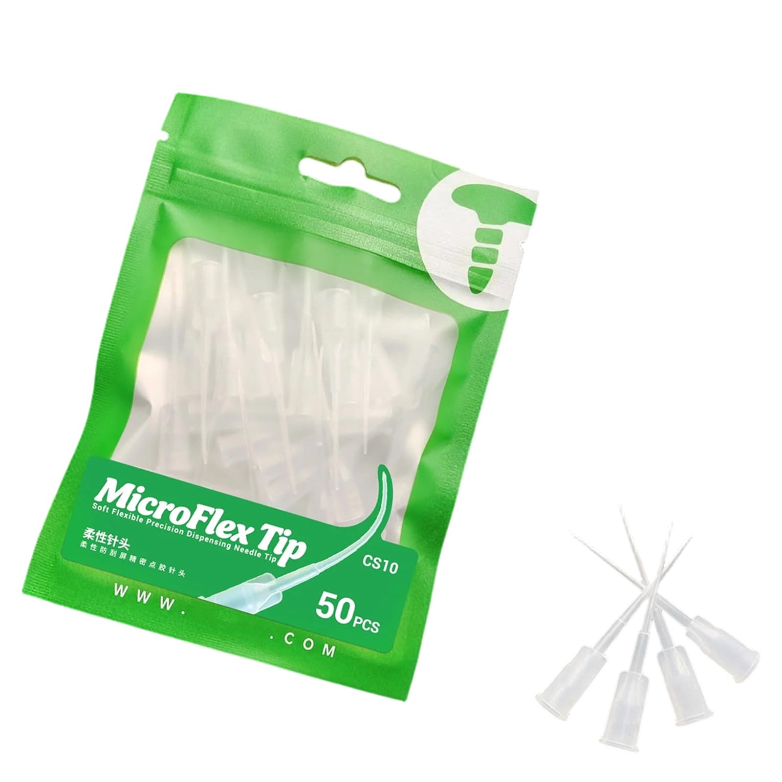 Kaeltsyn 50Pcs Precisions Glues Dispensing Needle Applicator Tip For Clean Application In Compact Space Applicator Tip
