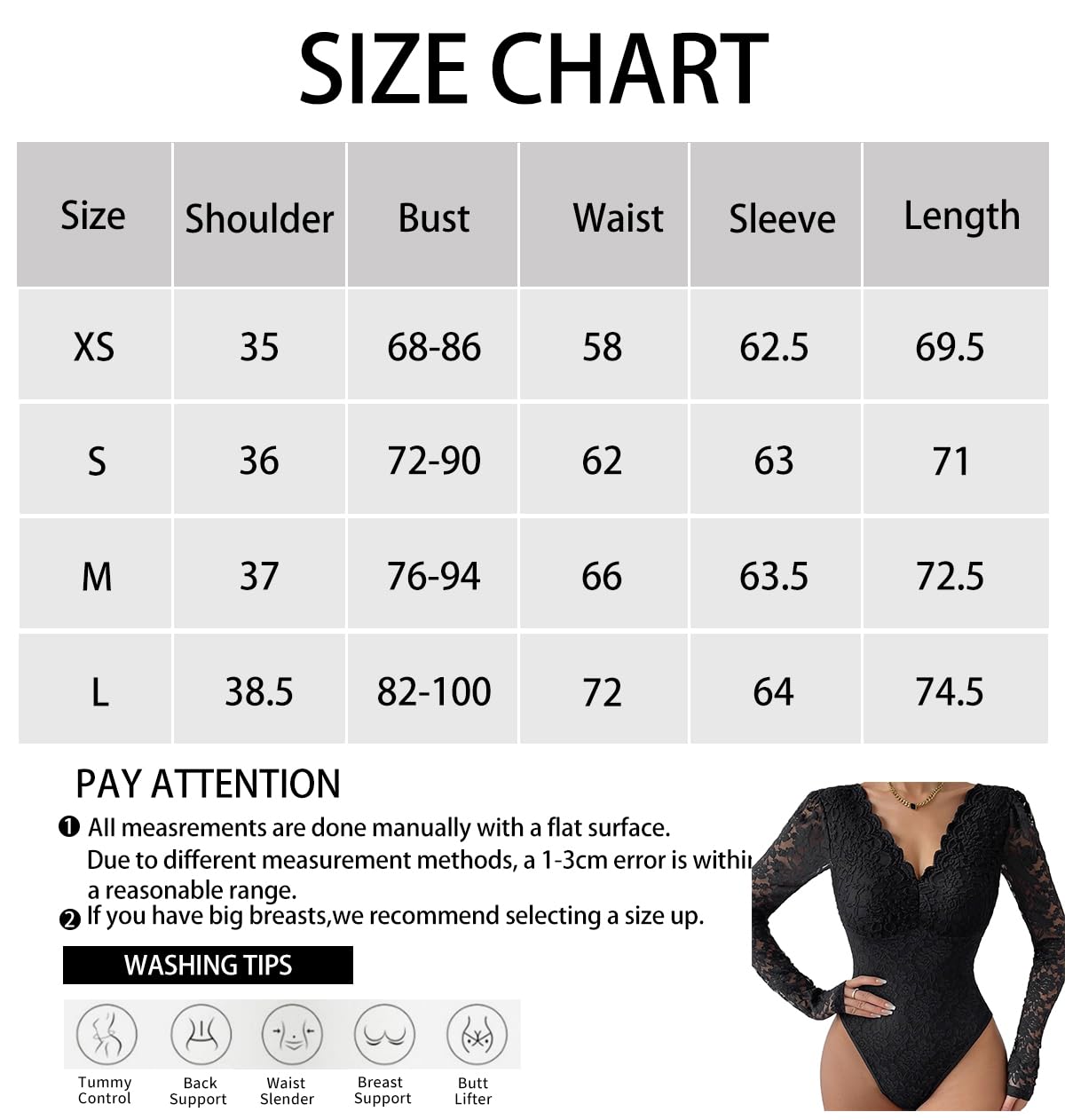 SHEKINI Body de encaje para mujer, lencería sexy, cuello en V, manga larga, body de encaje, leotardo floral transparente, ajuste entallado
