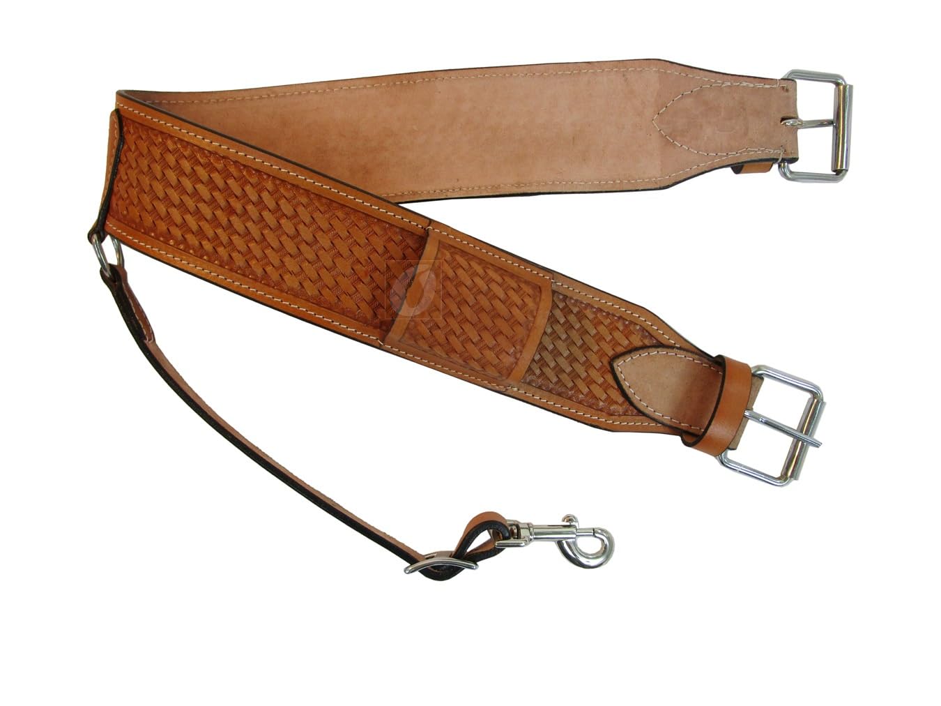 Rear Cinch Western Saddle Girth Roping Ranch BARREK Racing Pleasure Trail Rodeo Leather CINCHES 36