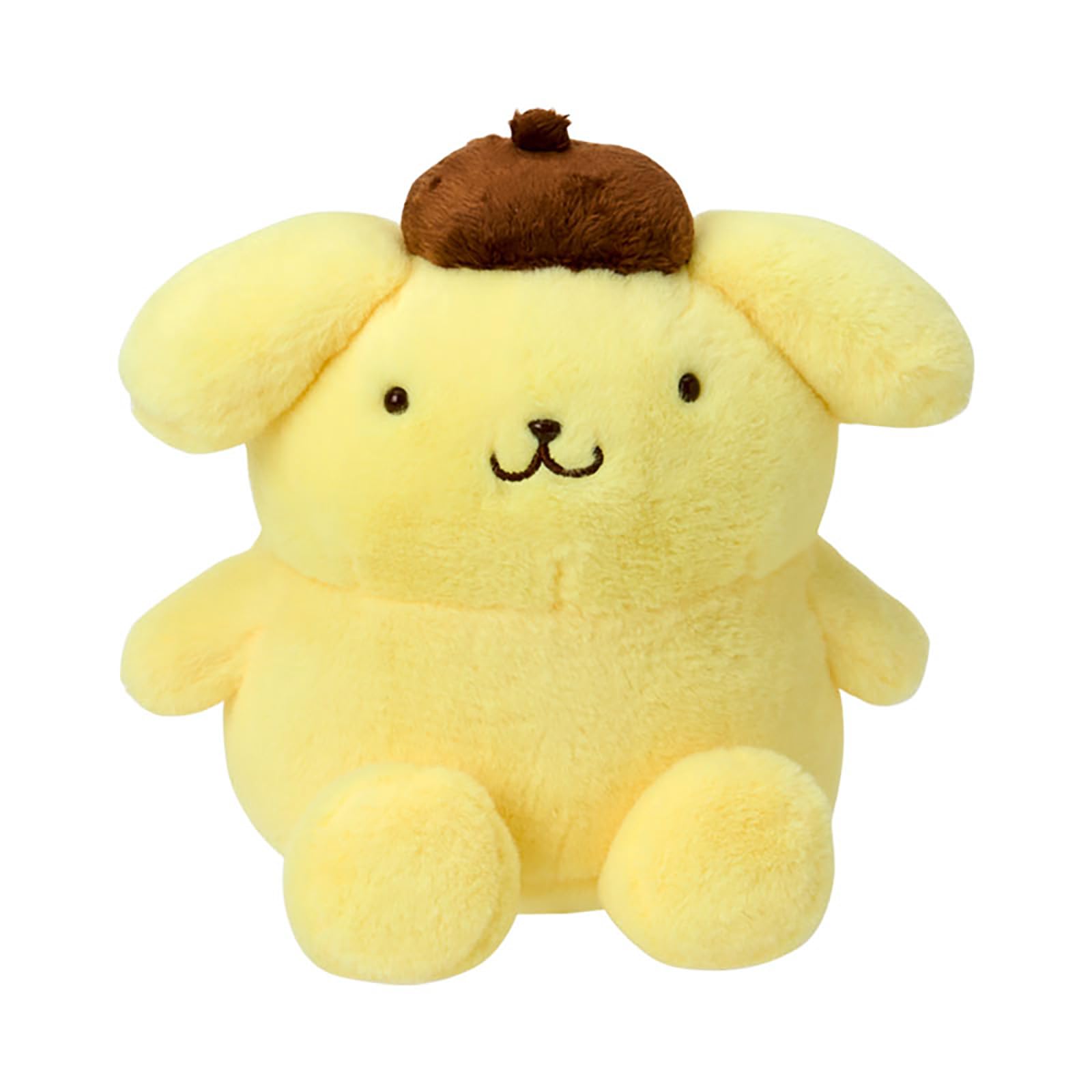 Sanrio Pompompurin Plush Toy Medium 8.5in Soft Fluffy Sanrio Original Japan